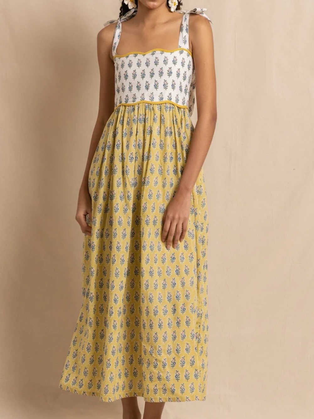 NWT Daydress Lotta Dress Yellow Sunflower XS